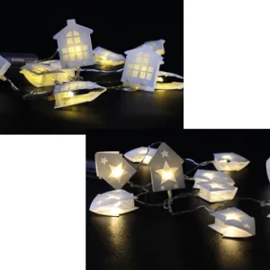 Cassette 10 luci Led batteria per interno. Prezzo per Pezzo.