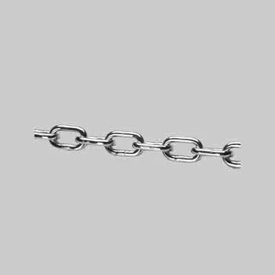 CATENA GENOVESE SU BOBINA IDEAL STAR n° 16 (mm 2,8) - PxH 17x6,6 - bobina mt 100. Prezzo per rotolo.