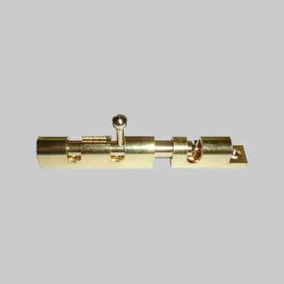 CATENACCIO CANNONE TONDO OTTONE mm 60 - Ottone nichelato. Prezzo per Pezzo.