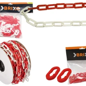 Catene e Anelli Brixo di giunzione plastica. Prezzo per Confezione.