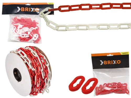 Catene e Anelli Brixo di giunzione plastica. Prezzo per Confezione.