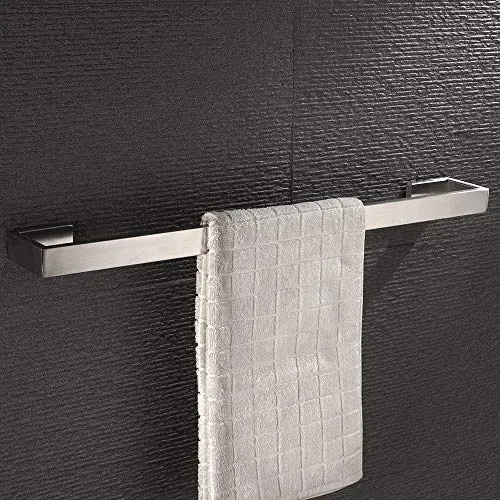 Celbon Portasciugamani Da Parete Acciaio Inox SUS304 con Supporto Acciaio Spazzola Porta salviette parete per Bagno e Cucina