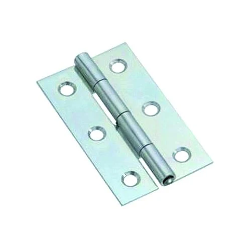 Cerniera Acciaio Zincato Mm 100X50 Cf. 25 Pz Tipo Leggera, Perno Fisso.