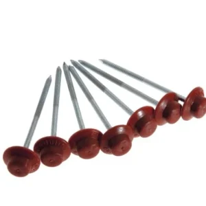 CG94 - CHIODO PER FISSAGGIO LASTRA BITUMATA - CONF. DA 400pz - lunghezza 60 mm - COLORE ROSSO