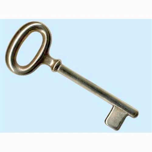 Chiave per mobili Art. 60 ottone lucido 75 mm Conf. 5 Pz