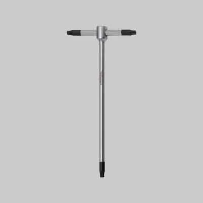 CHIAVE TRE TESTE TORX ASTA SCORREVOLE MUNDIAL TX 27. Prezzo per Pezzo.