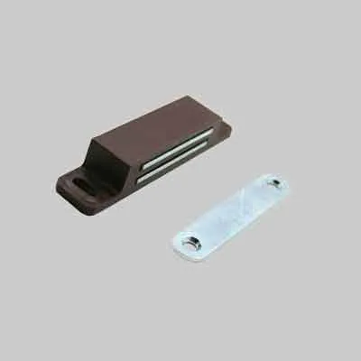 CHIUSURA MAGNETICA GIGANTE mm 18x87 - Bianca. Prezzo per Pezzo.