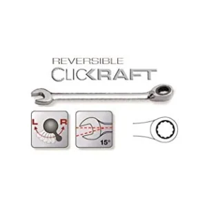 CLICKRAFT Chiave Reversibile 19MM
