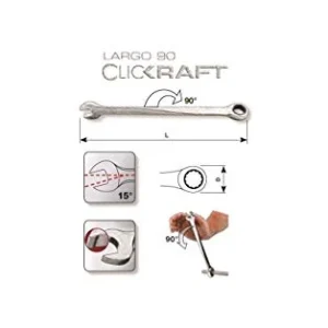 CLICKRAFT Chiavi Largo 90 19MM
