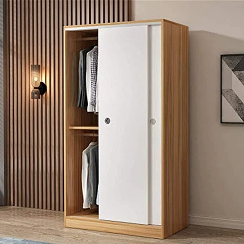 COLiJOL Armadio Casa Camera da Letto Appartamento Porta Scorrevole Armadio Grande Camera Affitto Porta Scorrevole Armadio...