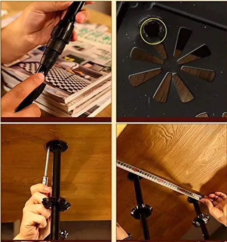 COLiJOL Portabottiglie per Vino Soffitto Portabottiglie Ferro Stile Semplice Portabicchieri da Vino Appeso Soffitto Decora...