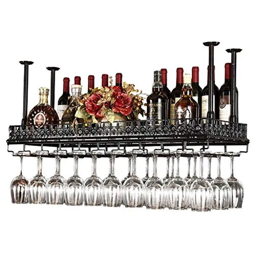 COLiJOL Scaffale per Vino Scaffale per Vino Scaffale per Vino Scaffale per Vino Parete, Portabicchiere da Vino Muro Scaffa...