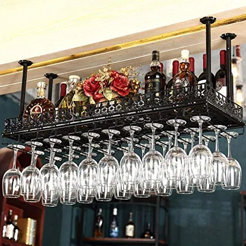 COLiJOL Scaffale per Vino Scaffale per Vino Scaffale per Vino Scaffale per Vino Parete, Portabicchiere da Vino Muro Scaffa...