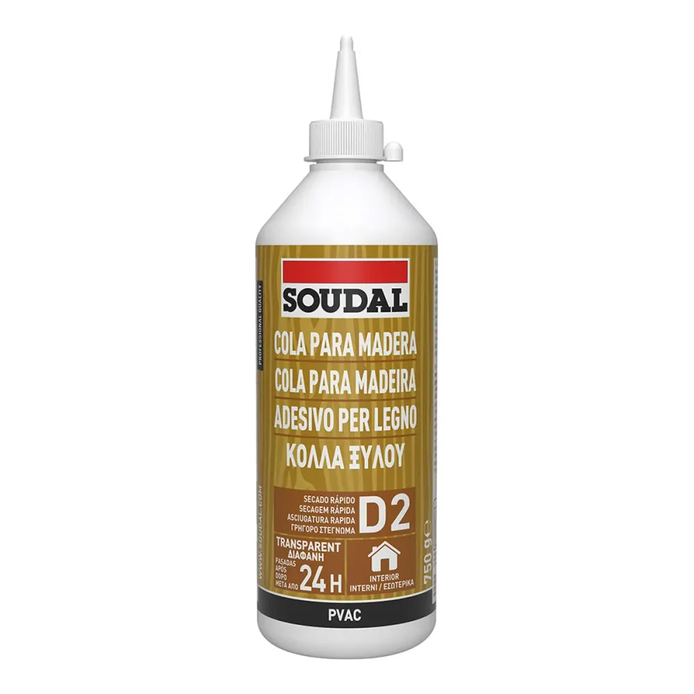 Colla istantanea Soudal 117835 Legno Bianco 750 gr