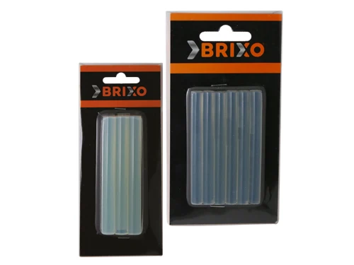 Colla stick Brixo per pistole termoincollanti blister. Prezzo per blister.