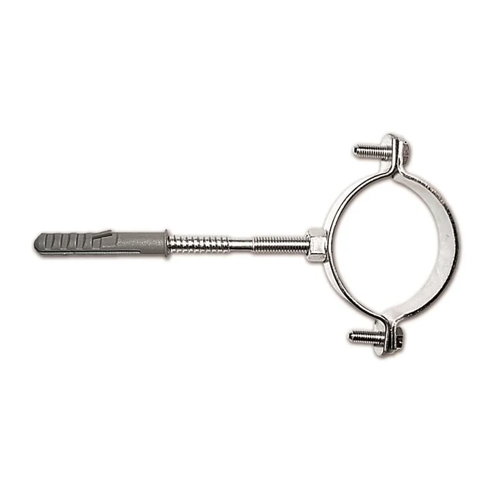Collare acciaio Zincato per Fissaggio Tubi 2 Ø Collare 57÷61 mm 2pz