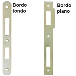Contropiastre per serrature Patent d.f. 90. Prezzo per Pezzo.