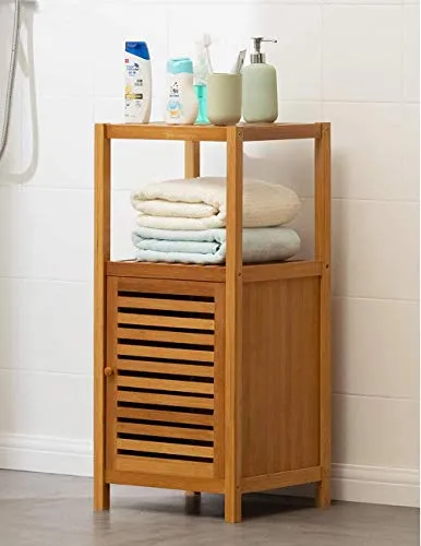 Mensola doccia, mensola multifunzionale bambù, mensola soggiorno bagno piedi, portafiori strati, 3 livelli COOLLL