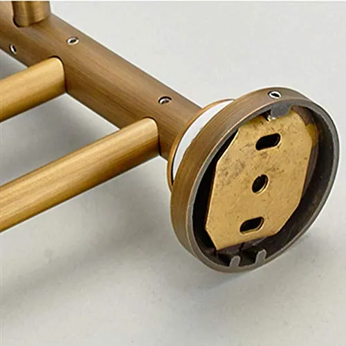 Mensola per doccia, portasciugamani parete, portasciugamani rame antico, portasciugamani stile europeo, adatto per bagno,...
