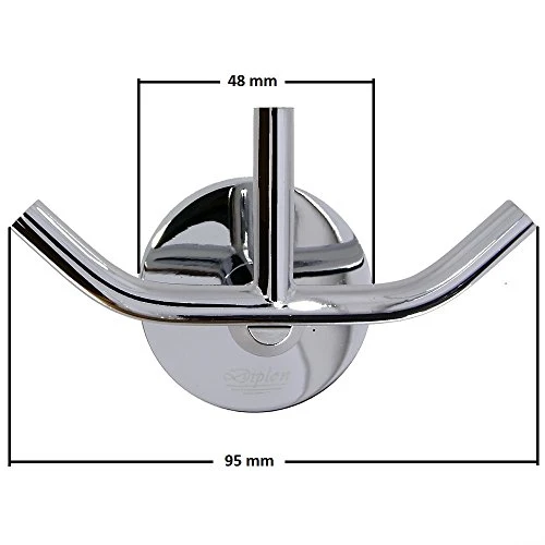 Gancio portasciugamani di design, triplo, gancio/portasciugamani. Daloual