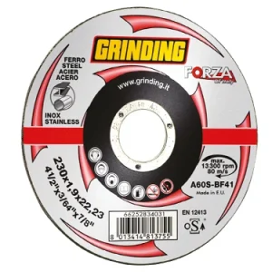 Dischi Grinding abrasivi Forza ferro e acciaio. Prezzo per Pezzo.