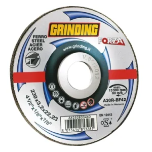 Dischi Grinding abrasivi Forza ferro. Prezzo per Pezzo.