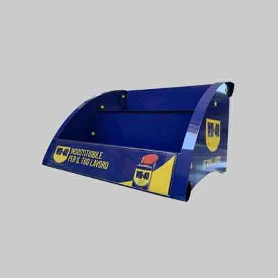 ESPOSITORE DA BANCO 'WD-40' VUOTO. Prezzo per Pezzo.