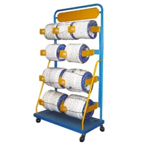 Espositore 9 bobine monofronte VUOTO. Prezzo per Pezzo.