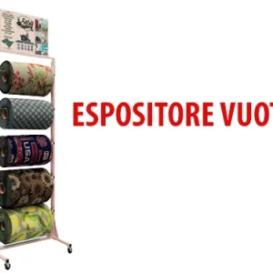 Espositore Passatoie 5 posti vuoto. Prezzo per Pezzo.