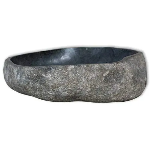 Estink Lavabo da appoggio pietra naturale, 46-52 cm