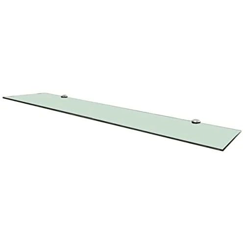 Euro Tische Ripiano parete vetro trasparente - ripiano vetro con vetro di sicurezza ESG da 6 mm - perfetto come ripiano pe...