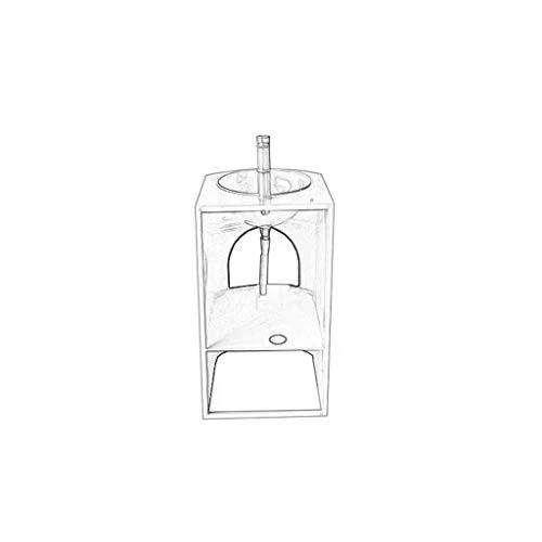 F-HOME Lavabo, lavabi industriali ferro da stiro, lavabo, lavabo, lavabo, creativo, stile retrò, colore: rosa