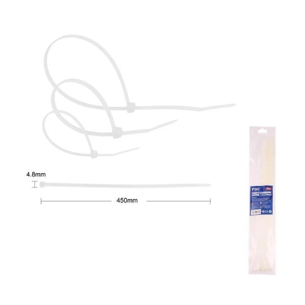 Hq Fascetta Plastica 4x450Mm 20Pz