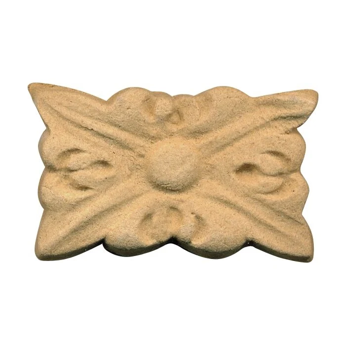 Fregio per Mobili Pasta di Legno finitura Grezza 50x30 mm art.03.4516 - 2pz