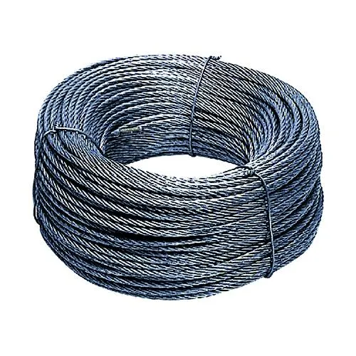 Fune Acciaio Zincato 'Commerciale' Uso Interno Mm 5 X Rt. 100 Mt