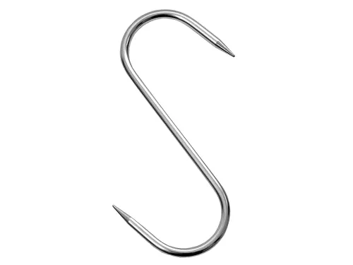 Ganci macellaio inox 2 punte. Prezzo per Confezione.