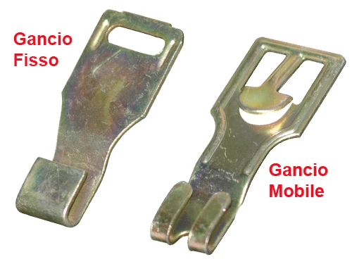 Ganci per tapparelle legno. Prezzo per Pezzo.