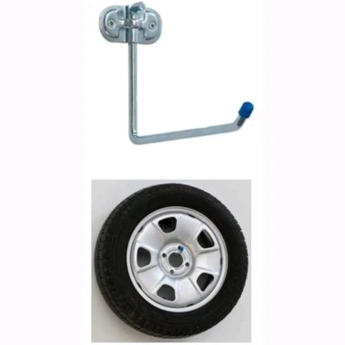 GANCIO MULTIUSO PARETE RIPIEGABILE QUADRO 20 cm MAURER acciaio zincato 2 pz