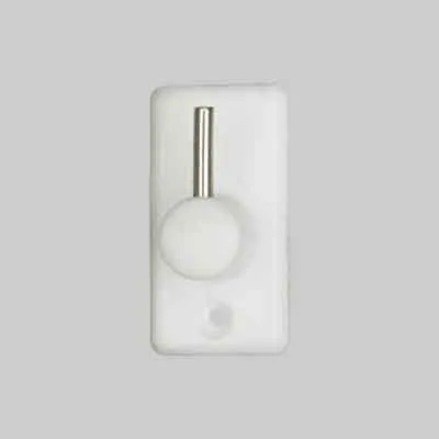 GANCIO PER BRIS-BRIS PLASTICA/ACCIAIO Frassino. Prezzo per Pezzo.