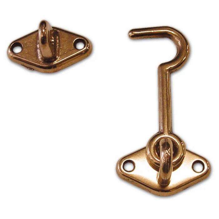 Gancio di Sicurezza per Porta Ottone Lucido Ds misura 60 mm