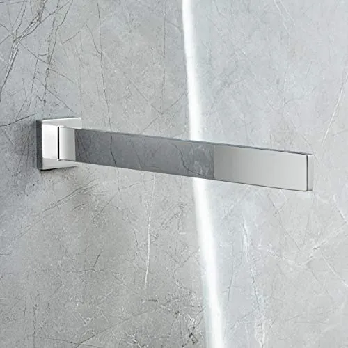 Gedotec asciugamani barra braccio Porta asciugamani parete Bagno - Toilette | Cromo alluminio lucido | Lunghezza 325 mm |...