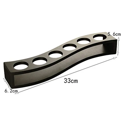 GJSN Cremagliera da Vino, Nero 2 Strati da Tavolo Solido Colorfast Anti-Corrosione 2 Stili Disponibili Adatti Molte Occasi...