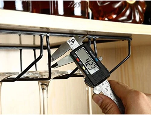GJSN Portabici per Vino, Sospensione Bronzo Acciaio 5 per la Maior Parte Degli Occhiali Cornice Acciaio Verniciato,60 * 22...