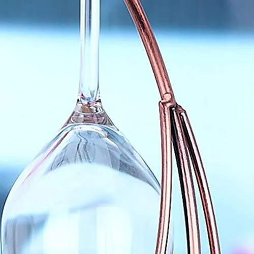 GJSN - Portabottiglie per vino, creativo, può contenere 1 bottiglia di vino e 2 bicchieri, dimensioni: 32 cm di lunghezza,...