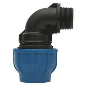 Gomito Connecto Plus compressione 90° Irritec 919. Prezzo per Pezzo.