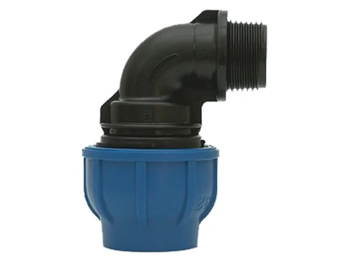 Gomito Connecto Plus compressione 90° Irritec 919. Prezzo per Pezzo.