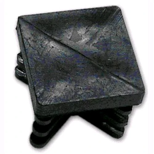 GOMMINO INTERNO QUADRO PVC Nero 20X20 mm MAURER Conf. 4 pz