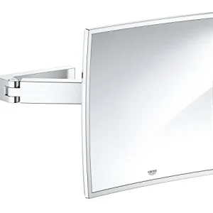 Grohe GRO-40808000 40808000-Espejo Cosmético, Cromo (Chrome), Large