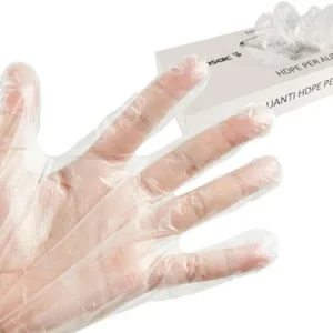 GUANTI MONOUSO POLIETILENE HD CF500PZ