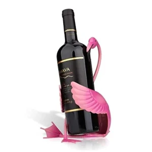 Elegante Semplicità Portabottiglie Flamingo Portabottiglie Scaffale per Vino Scultura Metallo Artigianato Decorazioni per...